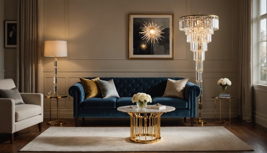 Why a luxury standing crystal lamp transforms a room ?
